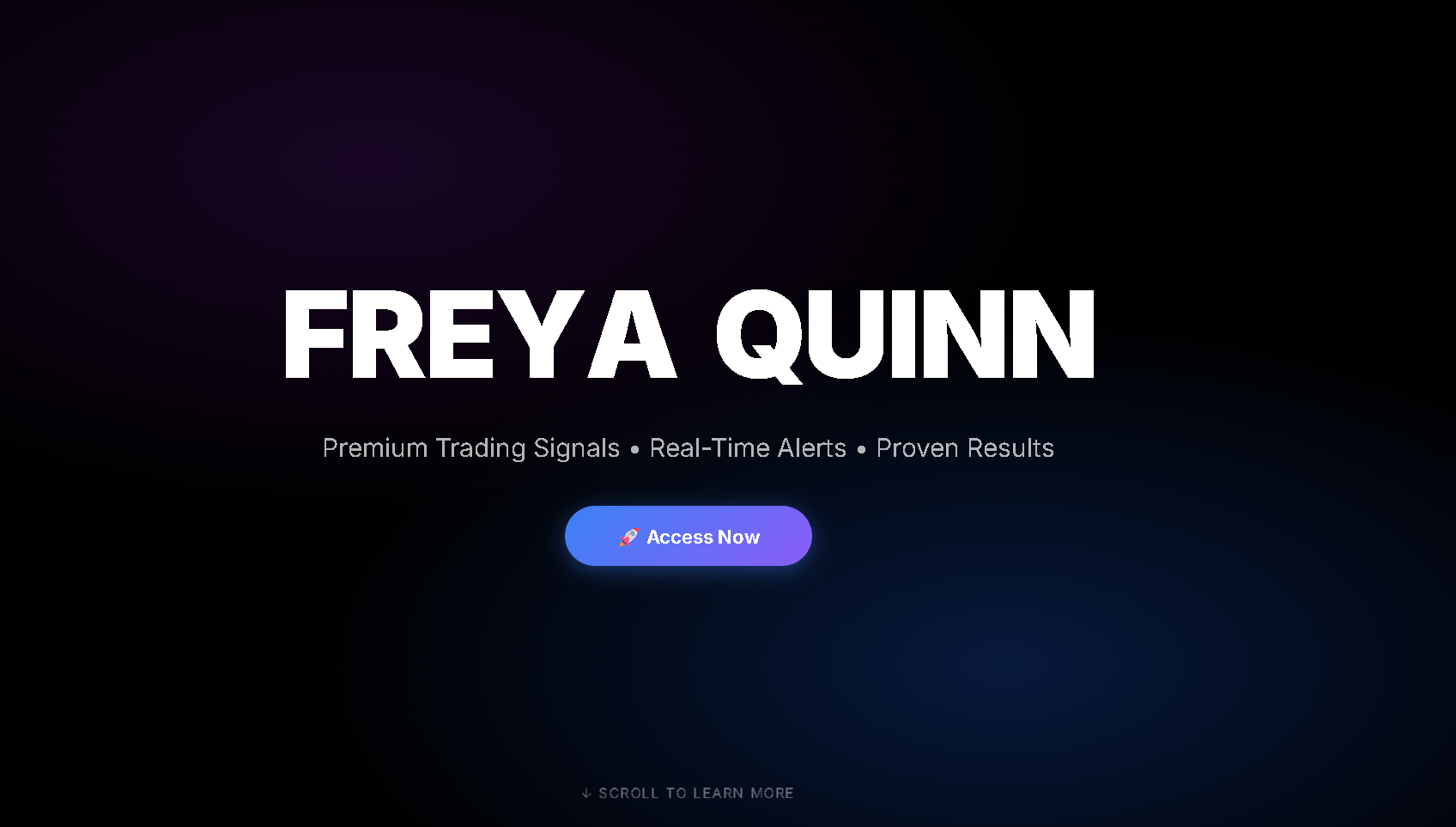 Freyatrades.page screenshot